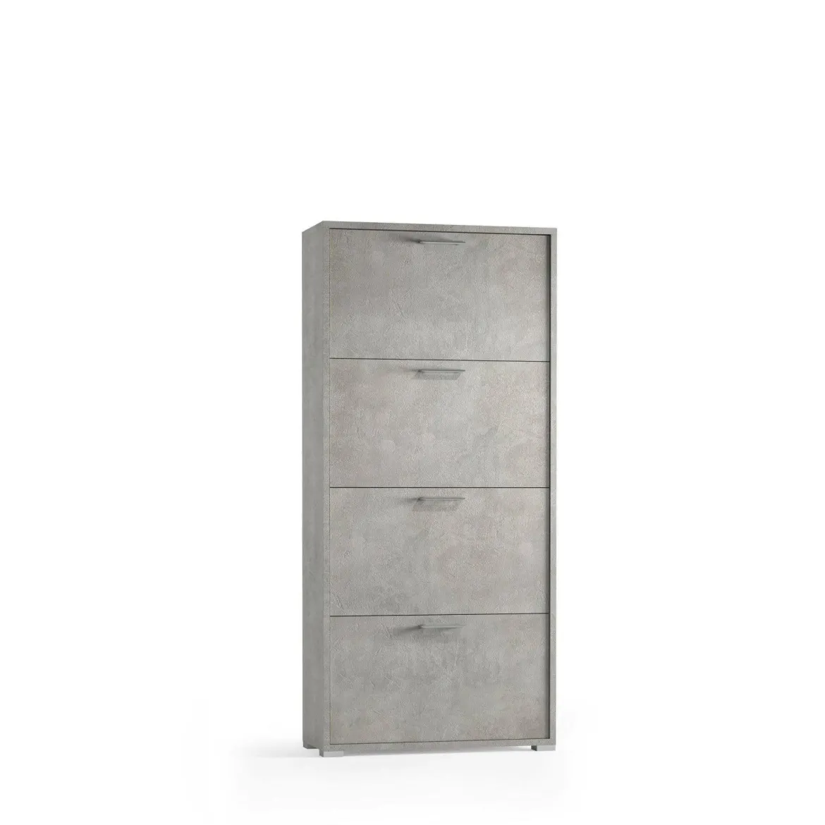 Scarpiera 4 ante cemento 81x167h cm - Archibal