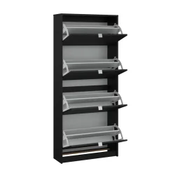Scarpiera 4 ante nera 70x162h cm - Epidoto