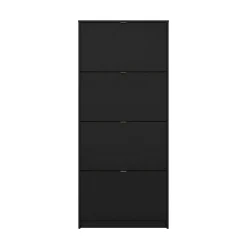 Scarpiera 4 ante nera 70x162h cm - Epidoto