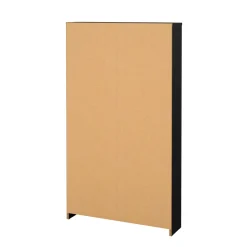 Scarpiera 3 ante nera 70x123h cm in legno - Aran