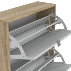 Scarpiera 4 ante quercia 70x162h cm - Aepytus