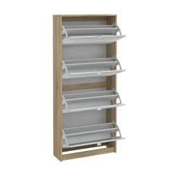 Scarpiera 4 ante quercia 70x162h cm - Aepytus