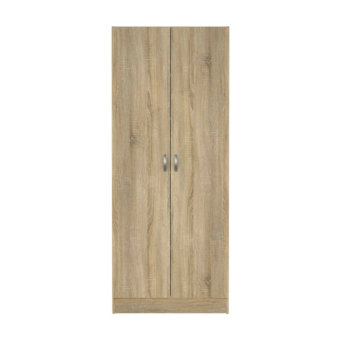 Scarpiera 2 ante quercia 69x170h cm ripiani regolabili - Erinni
