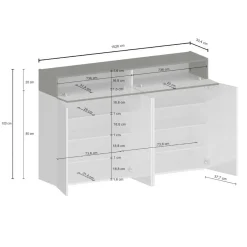 Scarpiera 6 ante rovere 154x100h cm - Are