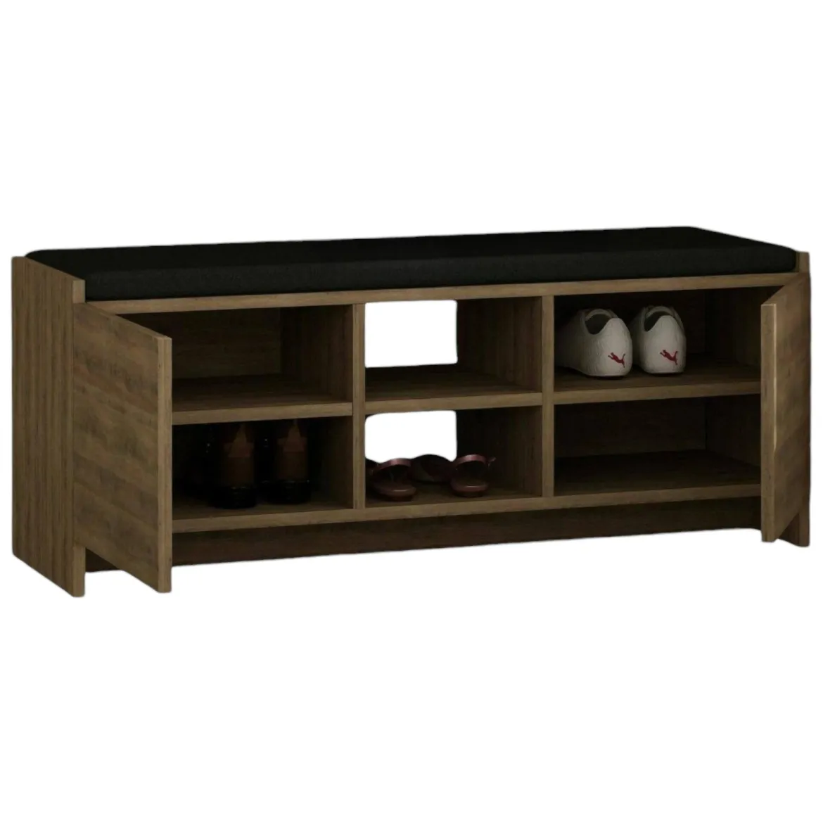 Scarpiera 2 ante rovere 110x43h cm - Axar