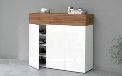 Scarpiera 4 ante rovere 114x100h cm - Griselda