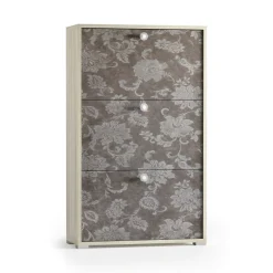 Scarpiera 3 ante rovere 67x112h cm 18 paia - Axinite