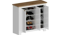 Scarpiera 3 ante rovere 114x100h cm - Seprio