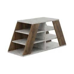 Scarpiera aperta quercia e marmo 105x50h cm - Zungri