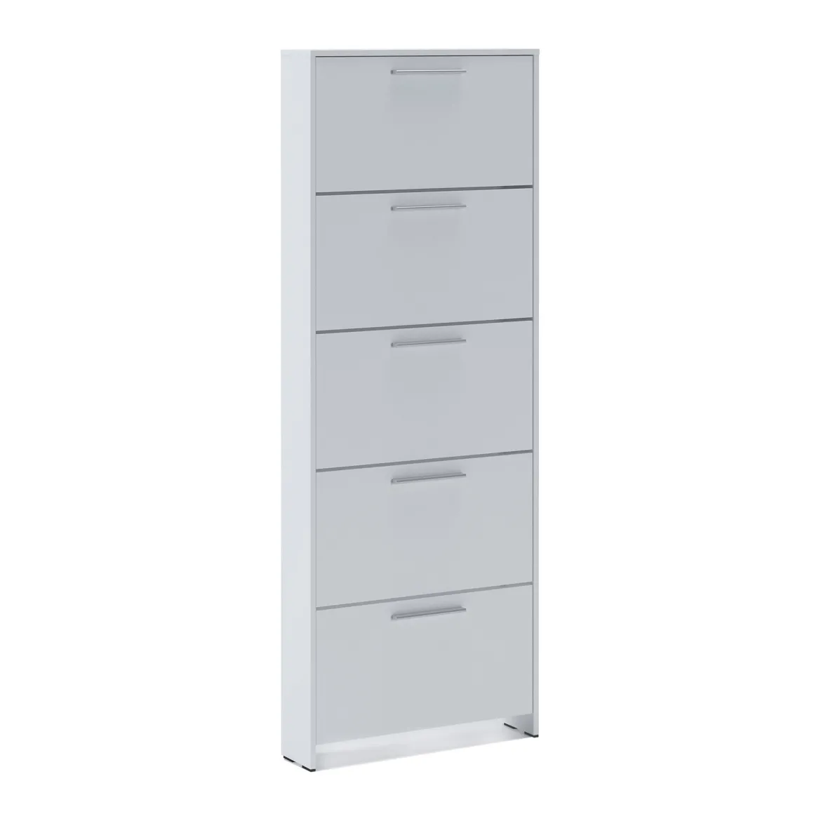 Scarpiera apertura abatible bianca 68x187h cm - Campania