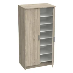 Scarpiera basic 2 ante rovere 54x108h cm - Abram