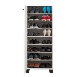 Scarpiera bianca e nera 50x127h cm - Kika