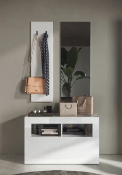 Scarpiera bianca lucida 91x57h cm - Bernardin