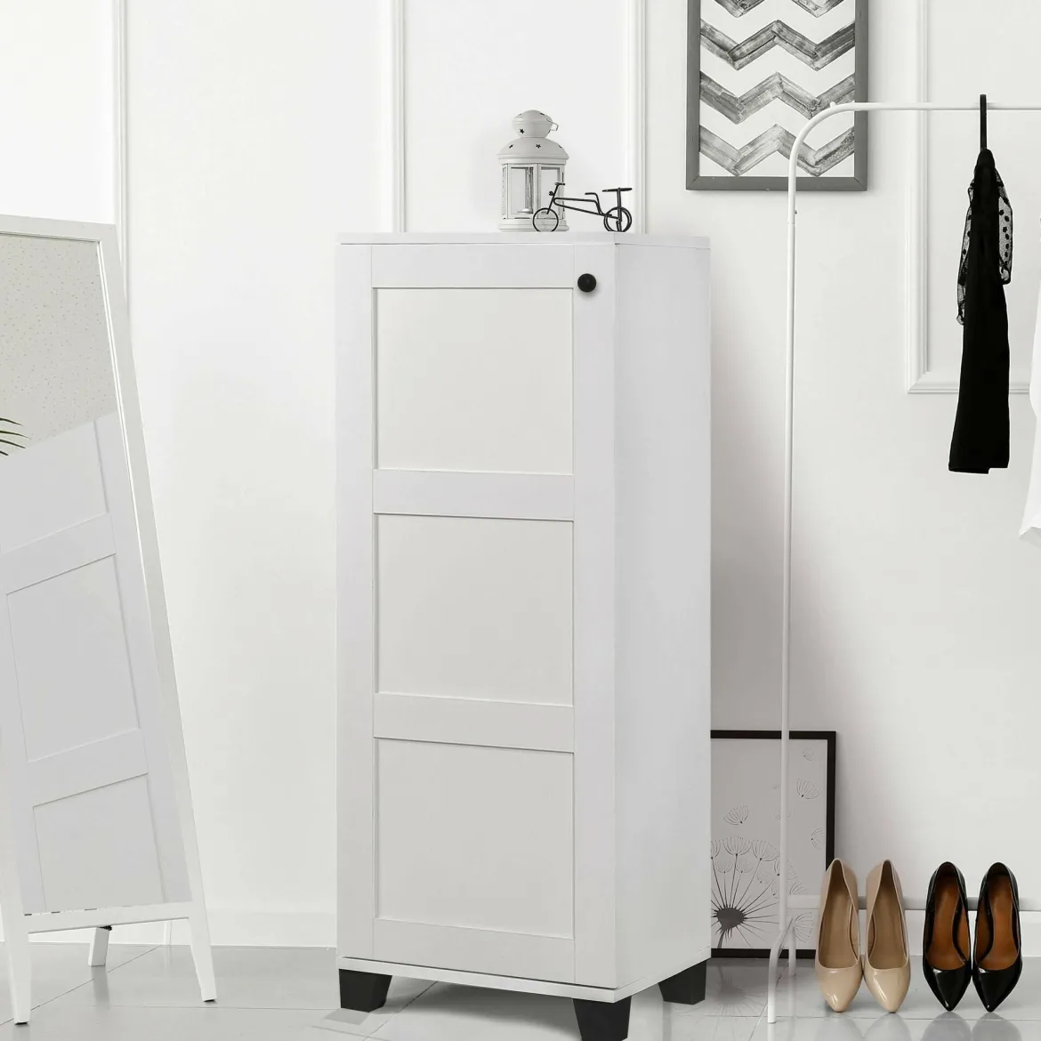 Scarpiera bianca 50x127h cm - Kika