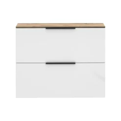 Scarpiera Bianco Lucido Cassetti Ripiani 100x19x80h cm, 10 Paia - Faloppio