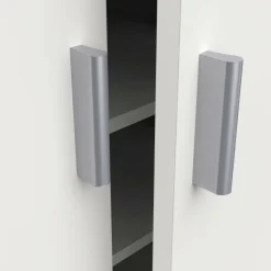 Scarpiera classica 2 ante bianca opaca 54x108h cm - Abram