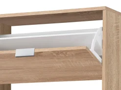 Scarpiera Marrone Quercia 10 Ripiani 5 Ante 67x28x191.5h cm, Maniglie Incluse - Sueglio