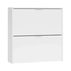 Scarpiera minimal 2 ante bianca 75x76h cm - Anakin