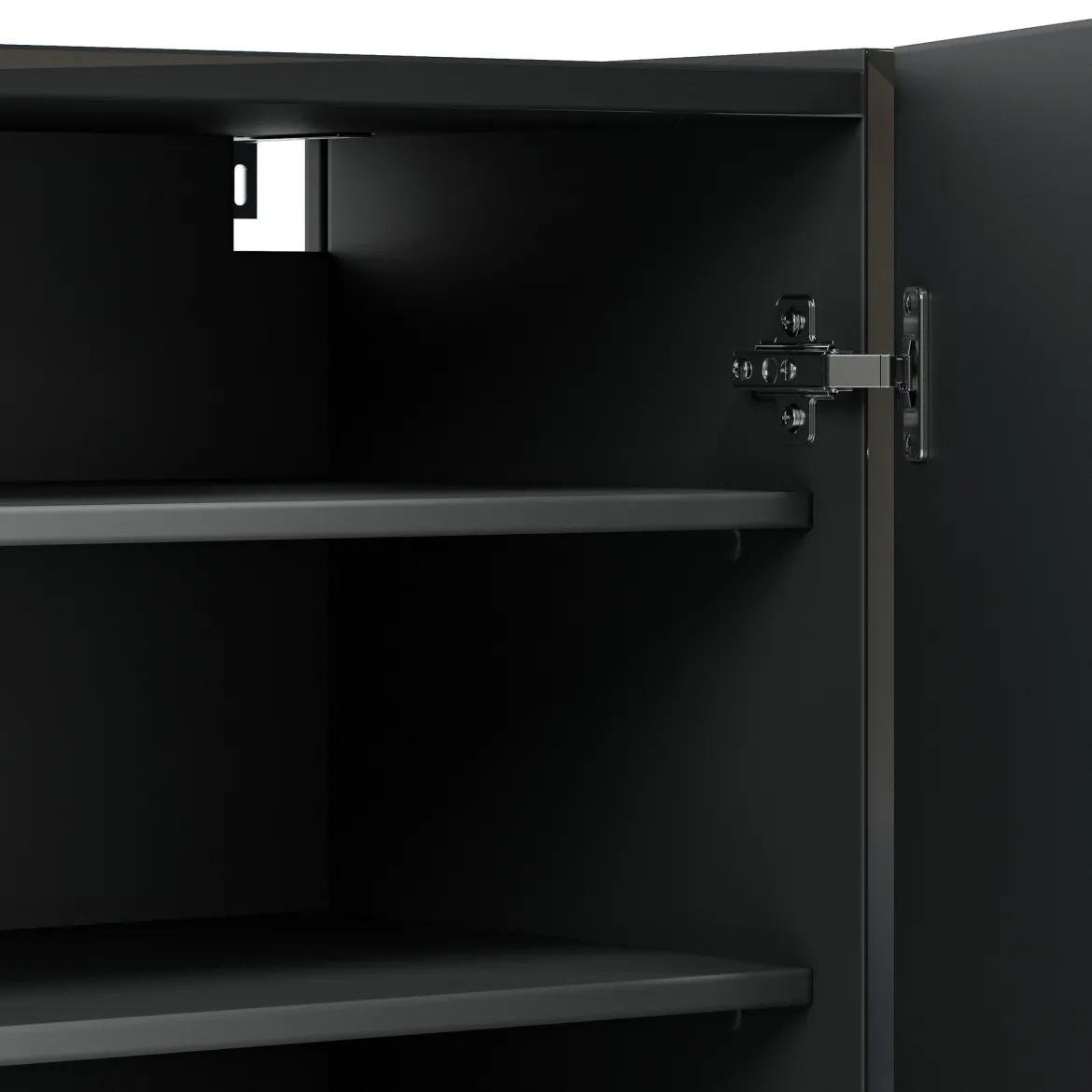 Scarpiera Nero Lucido Trasparente 5 Ripiani 20 Paia 60x40x190h cm, 6 Vani - Zumaglia