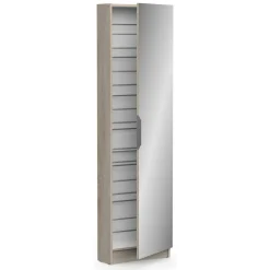 Scarpiera 12 paia rovere 50x180h cm - Baucina