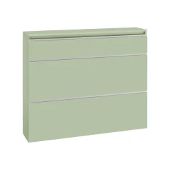Scarpiera Verde 9 Ripiani 16 Paia 120x26.5x108h cm, 9 Vani - Marconi
