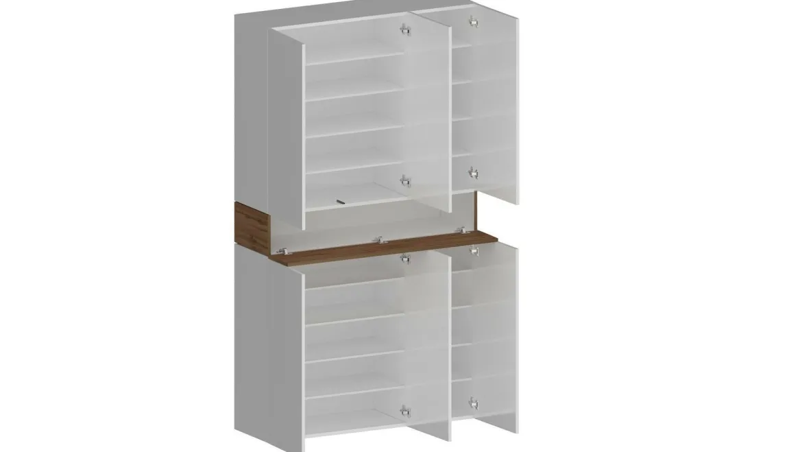 Scarpiera XL 7 ante rovere 114x200h cm - Charoite