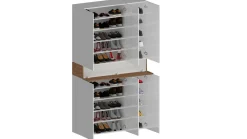 Scarpiera XL 7 ante rovere 114x200h cm - Charoite