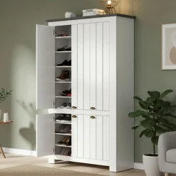 Scarpiera XXL 6 ante ardesia 114x200h cm - Apricena