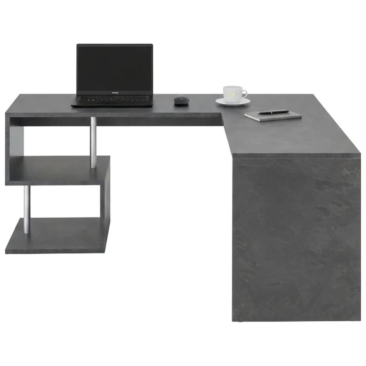 Scrivania angolare ardesia 160x60cm - Annibi