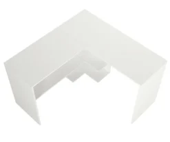 Scrivania angolare bianca 120x120cm - Emiliana