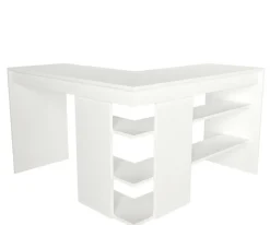 Scrivania angolare bianca 120x120cm - Emiliana