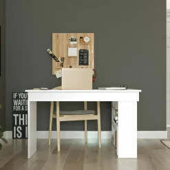 Scrivania angolare bianca 130x130cm - Alik