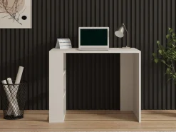 Scrivania Beige 3 Ripiani 3 Vani 90x50x70h cm, con Libreria - Torrile
