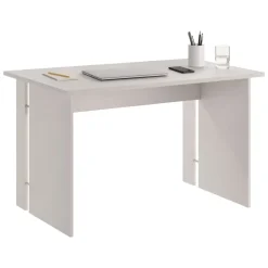 Scrivania Beige un Ripiano Materiale Piano in Legno Nobilitato 119x78x75h cm, Colore Ripiano Beige - Runin
