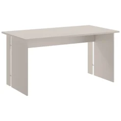 Scrivania Beige un Ripiano Materiale Piano in Legno Nobilitato 150x78x75h cm, Colore Ripiano Beige - Zibello