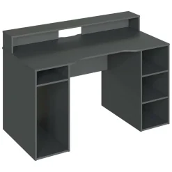 Scrivania lineare antracite 136x67cm - Arcane