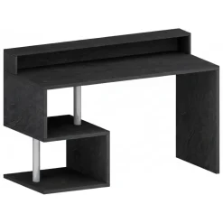 Scrivania lineare ardesia 140x60cm con porta pc - Kobenhavn
