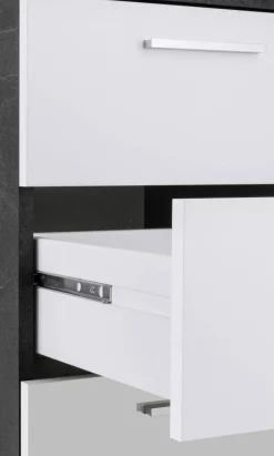 Scrivania lineare ardesia 160x90cm in legno - Flaminia