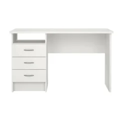 Scrivania lineare bianca 120x48cm in legno - Andre