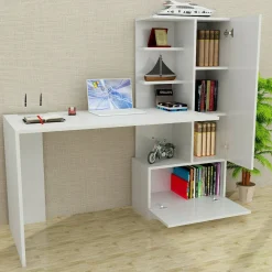 Scrivania lineare bianca 120x80cm - Alfangor