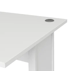 Scrivania lineare bianca 120x80cm in legno - Amigos
