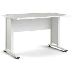 Scrivania lineare bianca 120x80cm in legno - Amigos