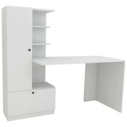 Scrivania lineare bianca 150x80cm - Ascorbato