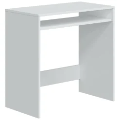 Scrivania lineare bianca 79x43cm con porta pc - Acu