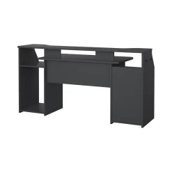 Scrivania lineare grigia 171x62cm con 1 cassetto - Zennithor