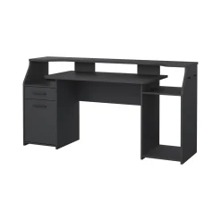 Scrivania lineare grigia 171x62cm con 1 cassetto - Zennithor