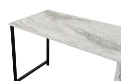Scrivania lineare marmo e nera 240x60cm - Violet