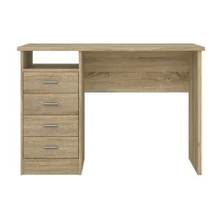 Scrivania lineare quercia 110x60cm piano in legno massello - Melita