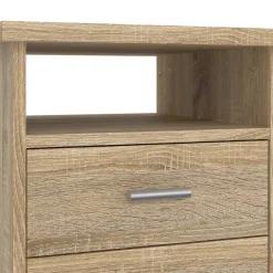 Scrivania lineare quercia 110x60cm piano in legno massello - Melita