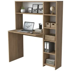 Scrivania lineare quercia 113x40cm con libreria - Arapaho